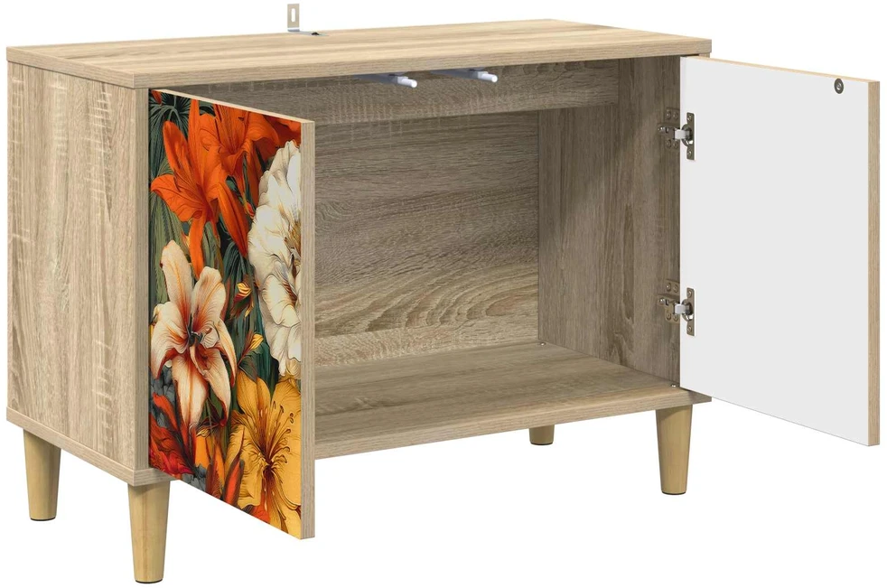 TV staliukas Televizoriaus spintelė GENNEP 69 x 33 x 50 cm Sonoma ąžuolo