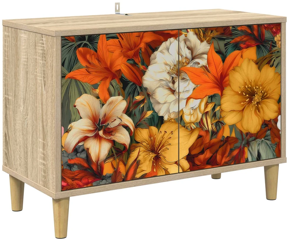 TV staliukas Televizoriaus spintelė GENNEP 69 x 33 x 50 cm Sonoma ąžuolo