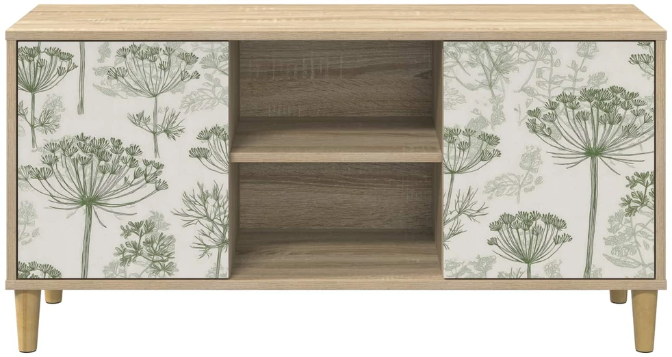 TV staliukas Televizoriaus spintelė GOTHA 102 x 33 x 50 cm Sonoma ąžuolo