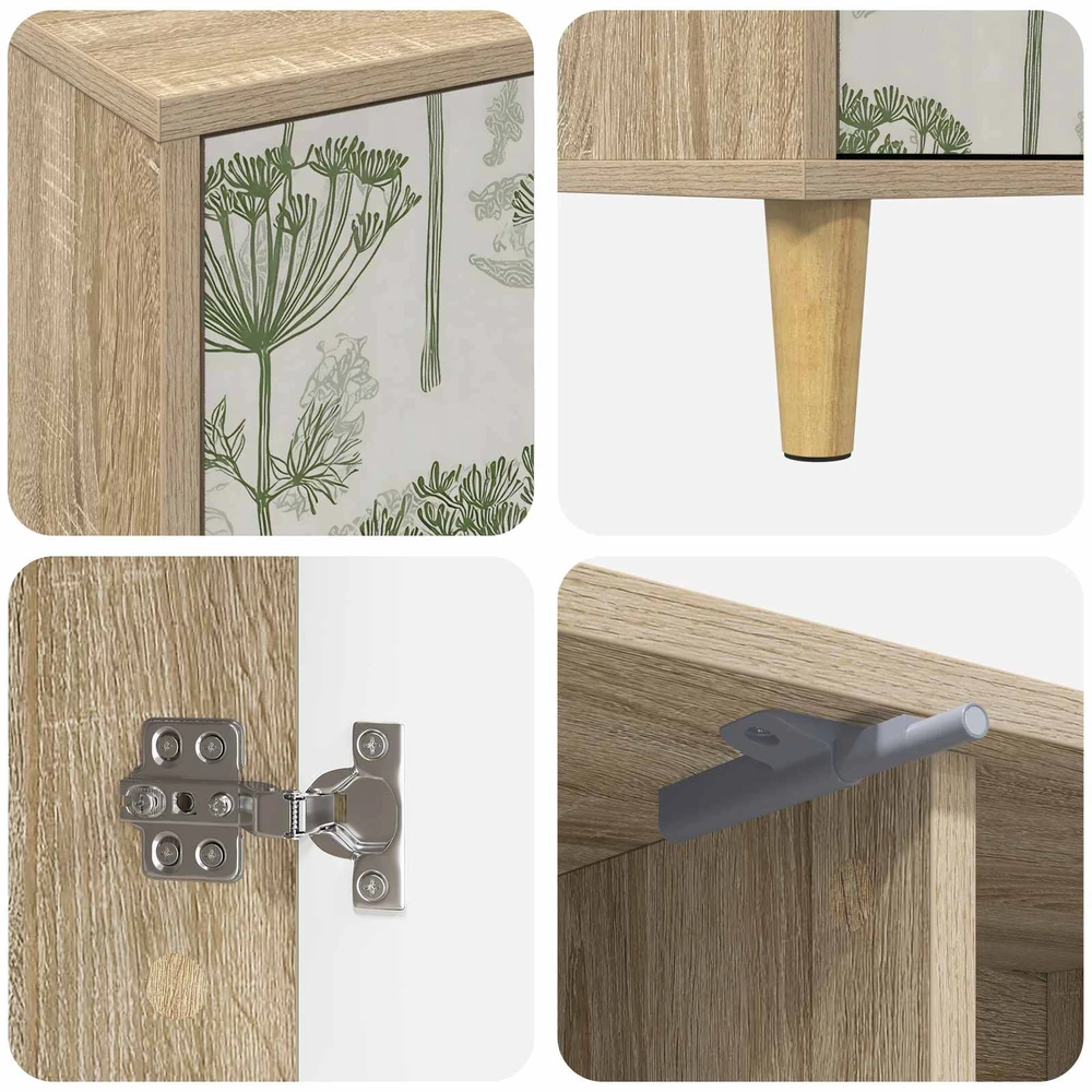 TV staliukas Televizoriaus spintelė GOTHA 102 x 33 x 50 cm Sonoma ąžuolo