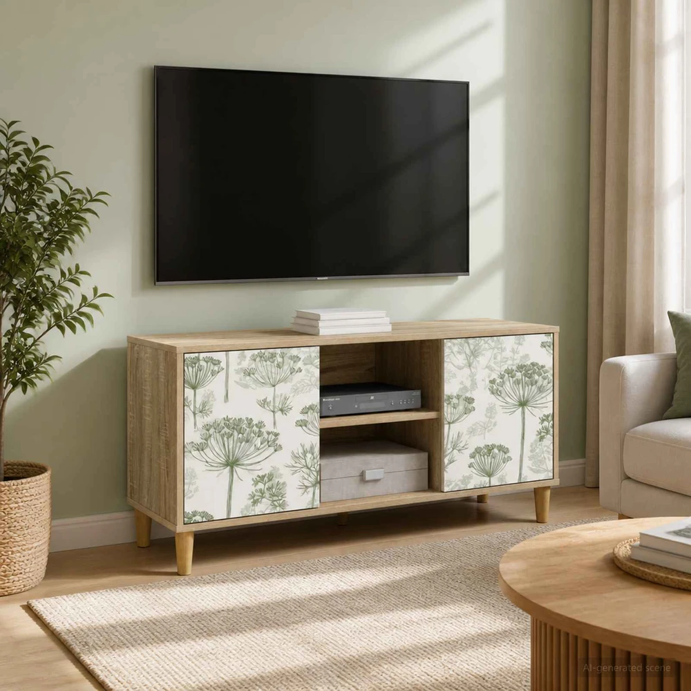 TV staliukas Televizoriaus spintelė GOTHA 102 x 33 x 50 cm Sonoma ąžuolo