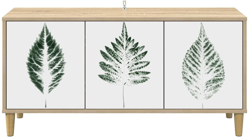 TV staliukas Televizoriaus spintelė HANAU 102 x 33 x 50 cm Sonoma ąžuolo
