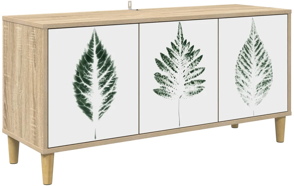 TV staliukas Televizoriaus spintelė HANAU 102 x 33 x 50 cm Sonoma ąžuolo