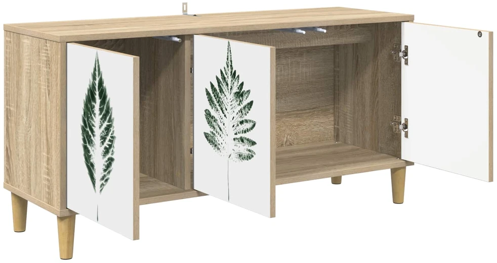 TV staliukas Televizoriaus spintelė HANAU 102 x 33 x 50 cm Sonoma ąžuolo