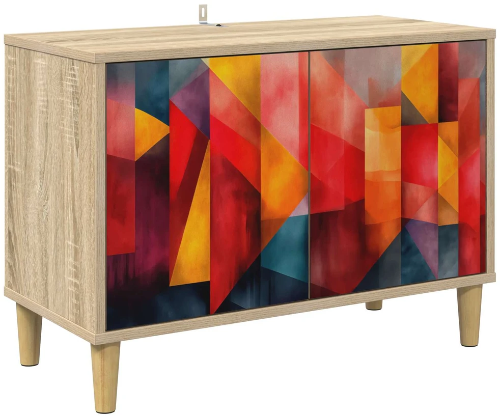 TV staliukas Televizoriaus spintelė HEESCH 69 x 33 x 50 cm Sonoma ąžuolo