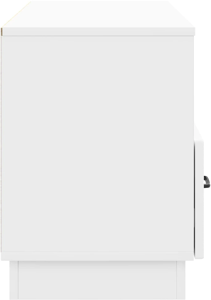 TV staliukas Televizoriaus spintelė Itin blizgi balta 102 x 34,5 x 47 cm