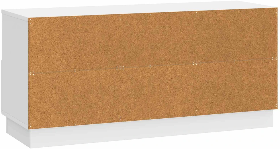 TV staliukas Televizoriaus spintelė Itin blizgi balta 102 x 34,5 x 47 cm