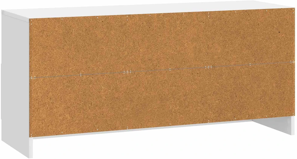 TV staliukas Televizoriaus spintelė Itin blizgi balta 102 x 34,5 x 47 cm