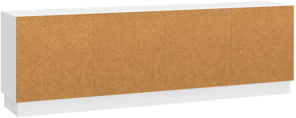 TV staliukas Televizoriaus spintelė Itin blizgi balta 150 x 31 x 47 cm