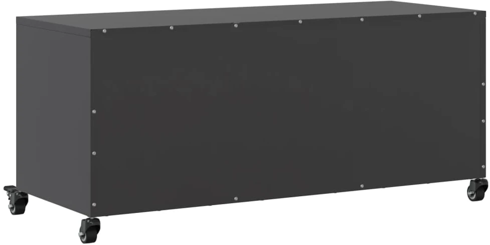 TV staliukas Televizoriaus spintelė, juoda, 100,5x39x43,5cm, plienas