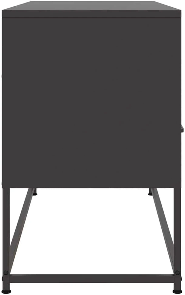 TV staliukas Televizoriaus spintelė, juoda, 100,5x39x60,5cm, plienas