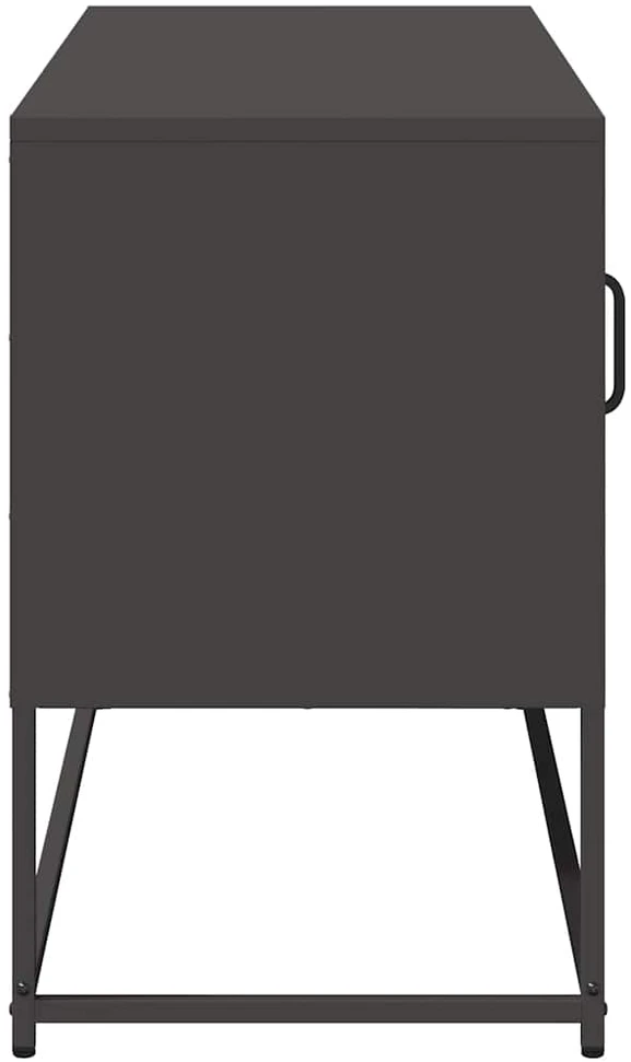 TV staliukas Televizoriaus spintelė, juoda, 100,5x39x60,5cm, plienas