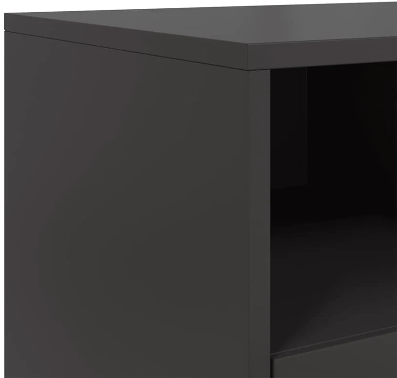 TV staliukas Televizoriaus spintelė, juoda, 100,5x39x60,5cm, plienas