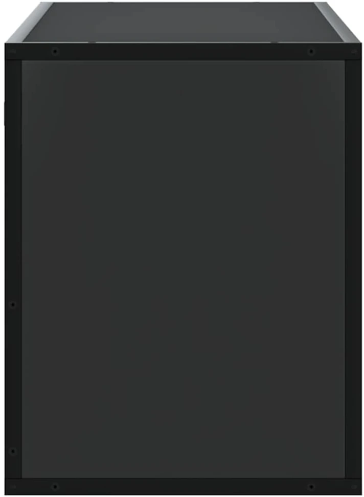 TV staliukas Televizoriaus spintelė, juoda, 100x31x39,5cm, mediena/metalas