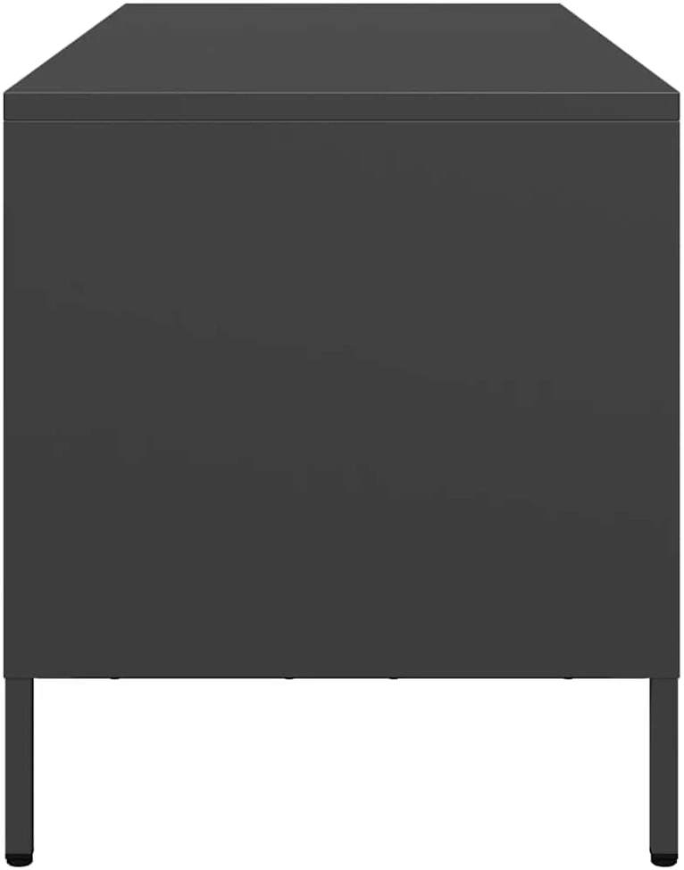 TV staliukas Televizoriaus spintelė, juoda, 101,5x39x43,5cm, plienas
