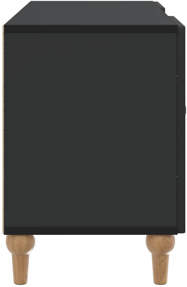 TV staliukas Televizoriaus spintelė Juoda 102 x 34,5 x 50 cm