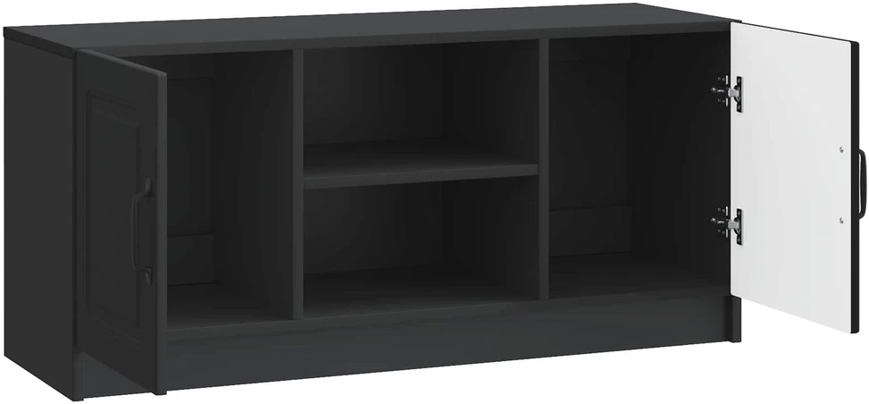 TV staliukas Televizoriaus spintelė Juoda 102 x 34,5 x 47 cm
