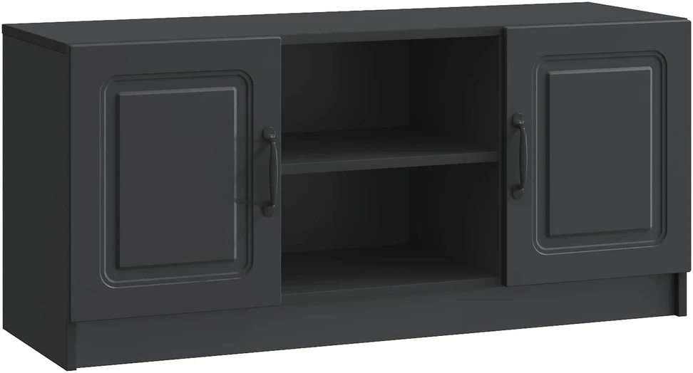 TV staliukas Televizoriaus spintelė Juoda 102 x 34,5 x 47 cm