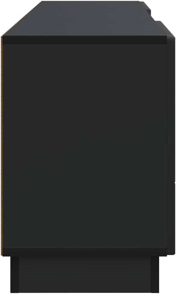 TV staliukas Televizoriaus spintelė Juoda 150 x 31 x 47 cm Apdirbta mediena