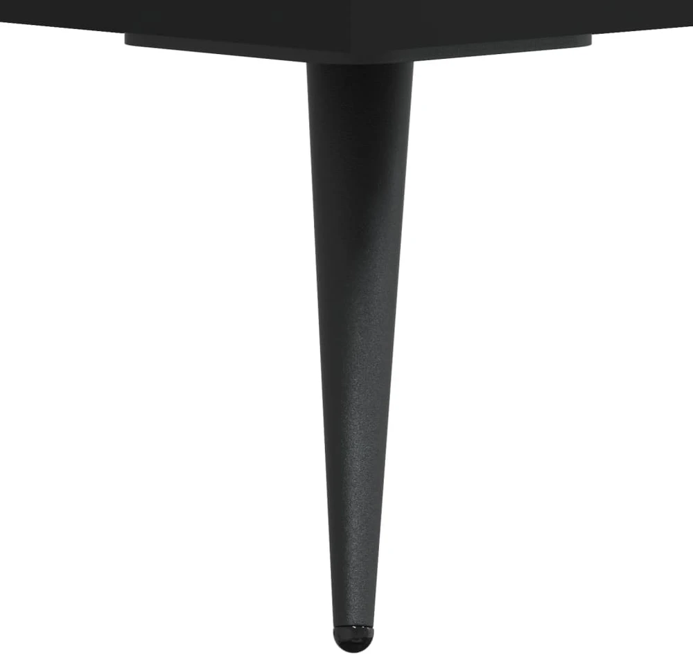 TV staliukas Televizoriaus spintelė, juoda, 150x36x30cm, apdirbta mediena