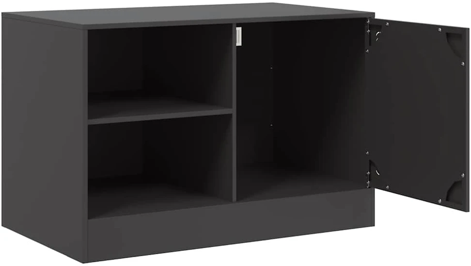 TV staliukas Televizoriaus spintelė, juoda, 67x39x44cm, plienas