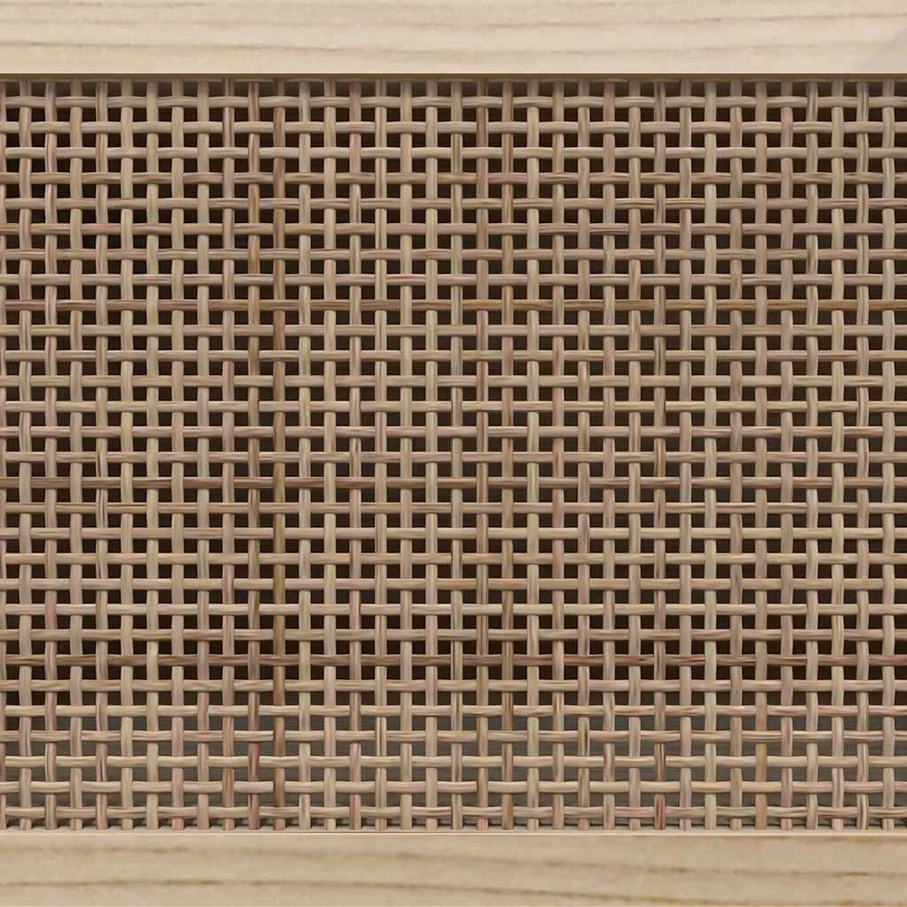 TV staliukas Televizoriaus spintelė, juoda, 80x30x40cm, pušis ir ratanas