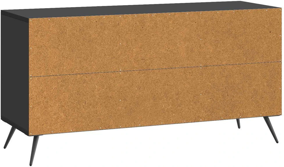 TV staliukas Televizoriaus spintelė Juoda 99 x 34,5 x 50 cm Apdirbta mediena