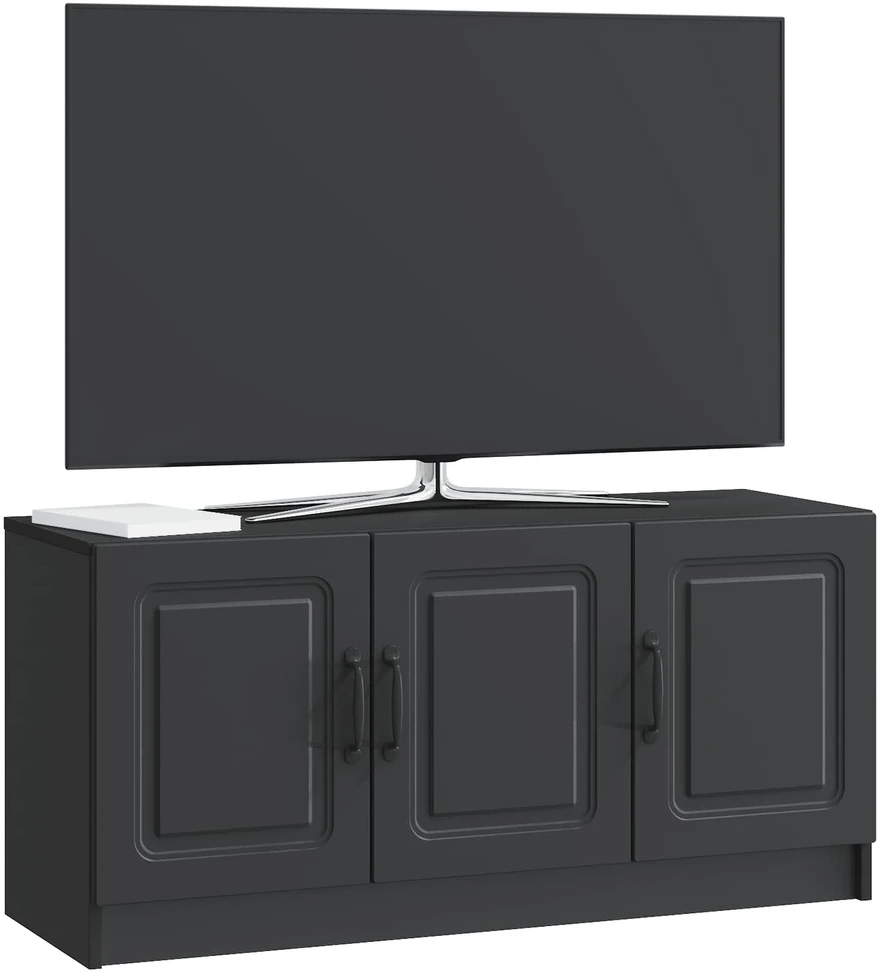 TV staliukas Televizoriaus spintelė Juoda 99 x 34,5 x 47 cm Apdirbta mediena