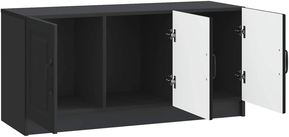 TV staliukas Televizoriaus spintelė Juoda 99 x 34,5 x 47 cm Apdirbta mediena