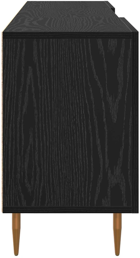 TV staliukas Televizoriaus spintelė 150 x 30 x 50 cm juoda ąžuolo