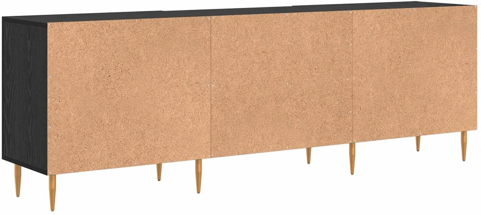TV staliukas Televizoriaus spintelė 150 x 30 x 50 cm juoda ąžuolo