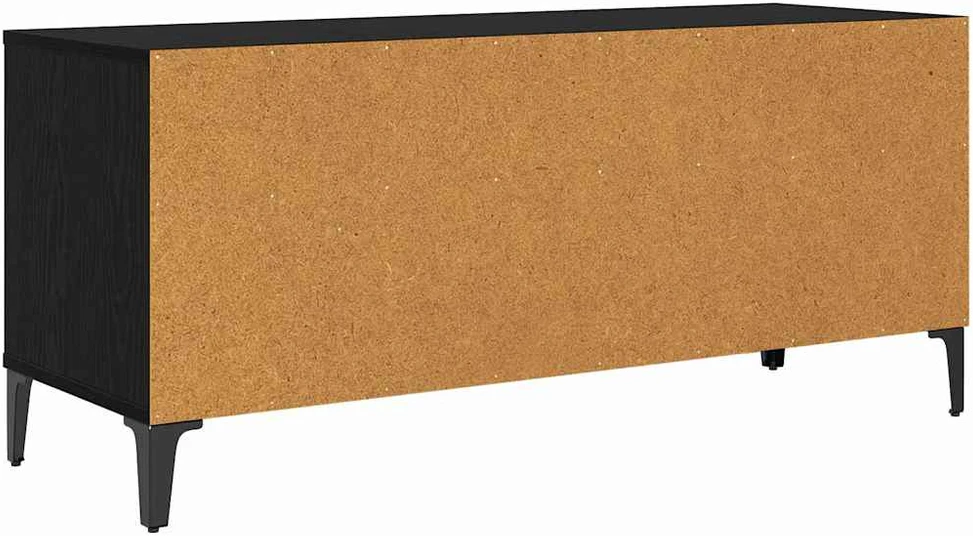 TV staliukas Televizoriaus spintelė Juodas ąžuolas 100 x 34,5 x 44,5 cm