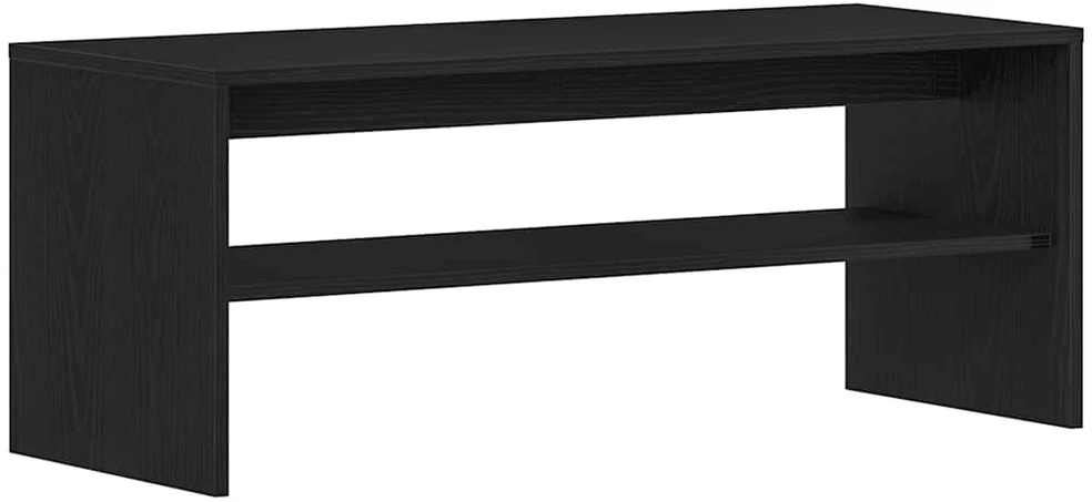 TV staliukas televizoriaus spintelė juodas ąžuolas 100x40x40 cm