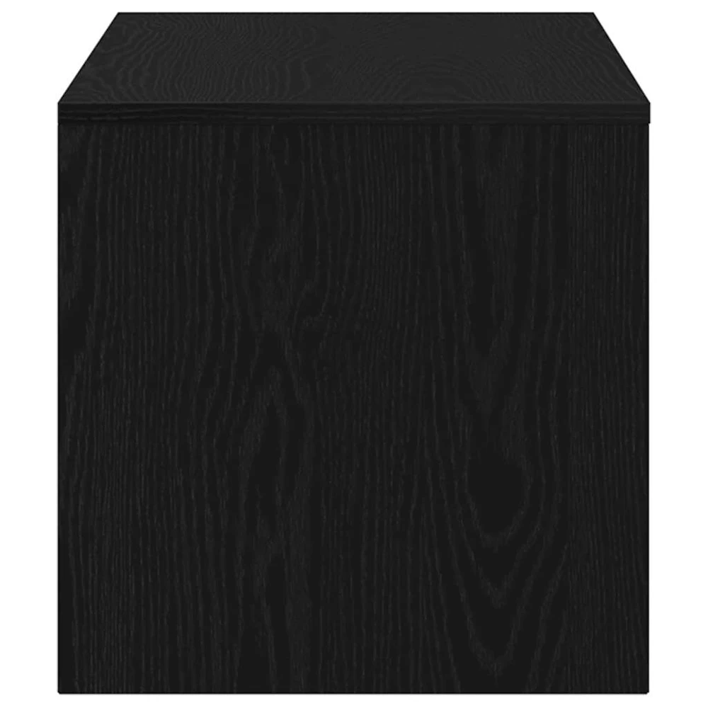 TV staliukas televizoriaus spintelė juodas ąžuolas 100x40x40 cm