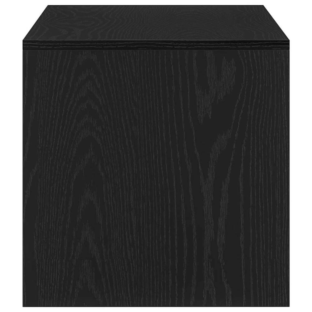TV staliukas televizoriaus spintelė juodas ąžuolas 100x40x40 cm