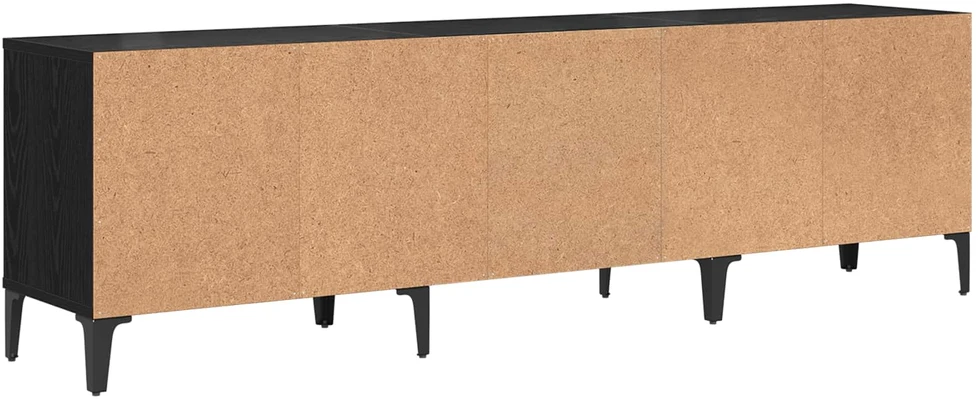TV staliukas Televizoriaus spintelė Juodas ąžuolas 150 x 30 x 45 cm