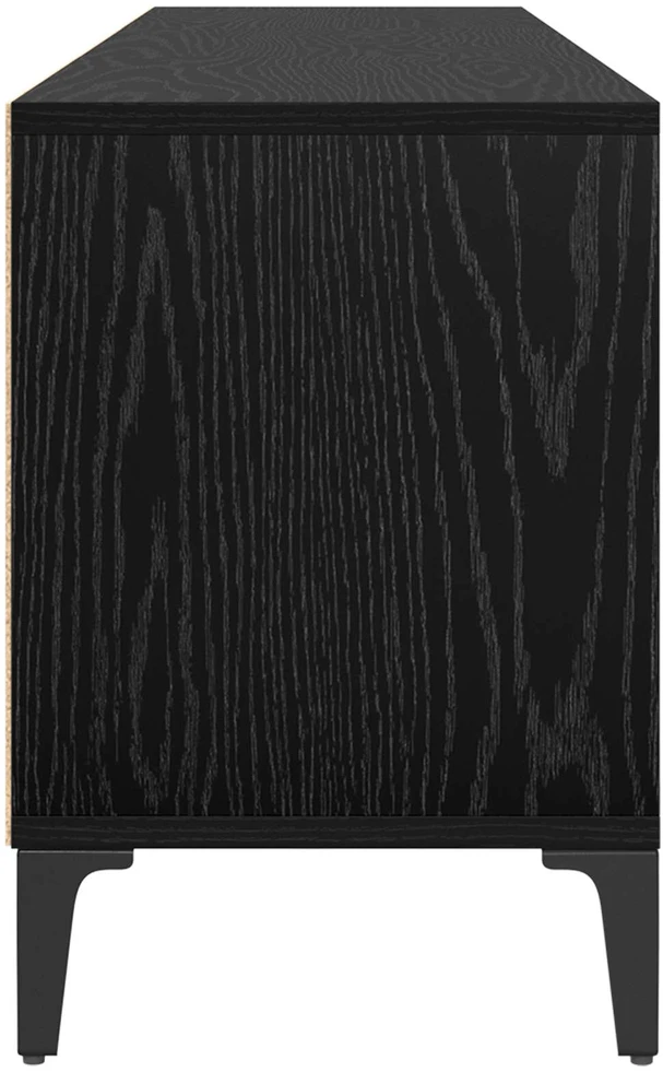 TV staliukas Televizoriaus spintelė Juodas ąžuolas 150 x 30 x 45 cm