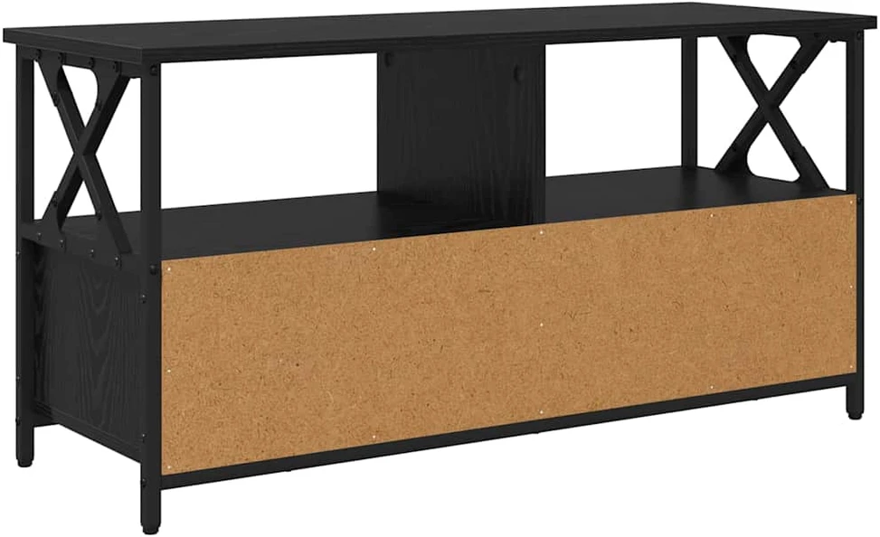 TV staliukas Televizoriaus spintelė Juodas ąžuolas 90 x 33 x 45 cm