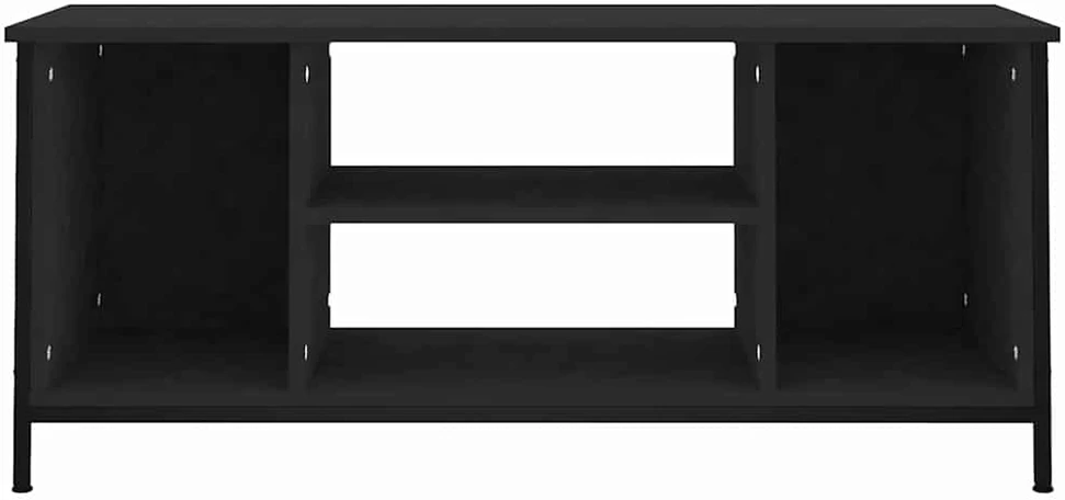 TV staliukas Televizoriaus spintelė, juodos spalvos, 102x35x45cm, mediena
