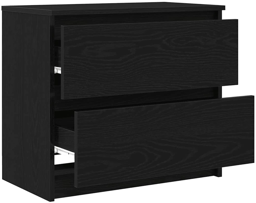 TV staliukas Televizoriaus spintelė, juodos spalvos, 60x35x54 cm, mediena