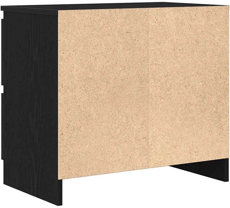 TV staliukas Televizoriaus spintelė, juodos spalvos, 60x35x54 cm, mediena