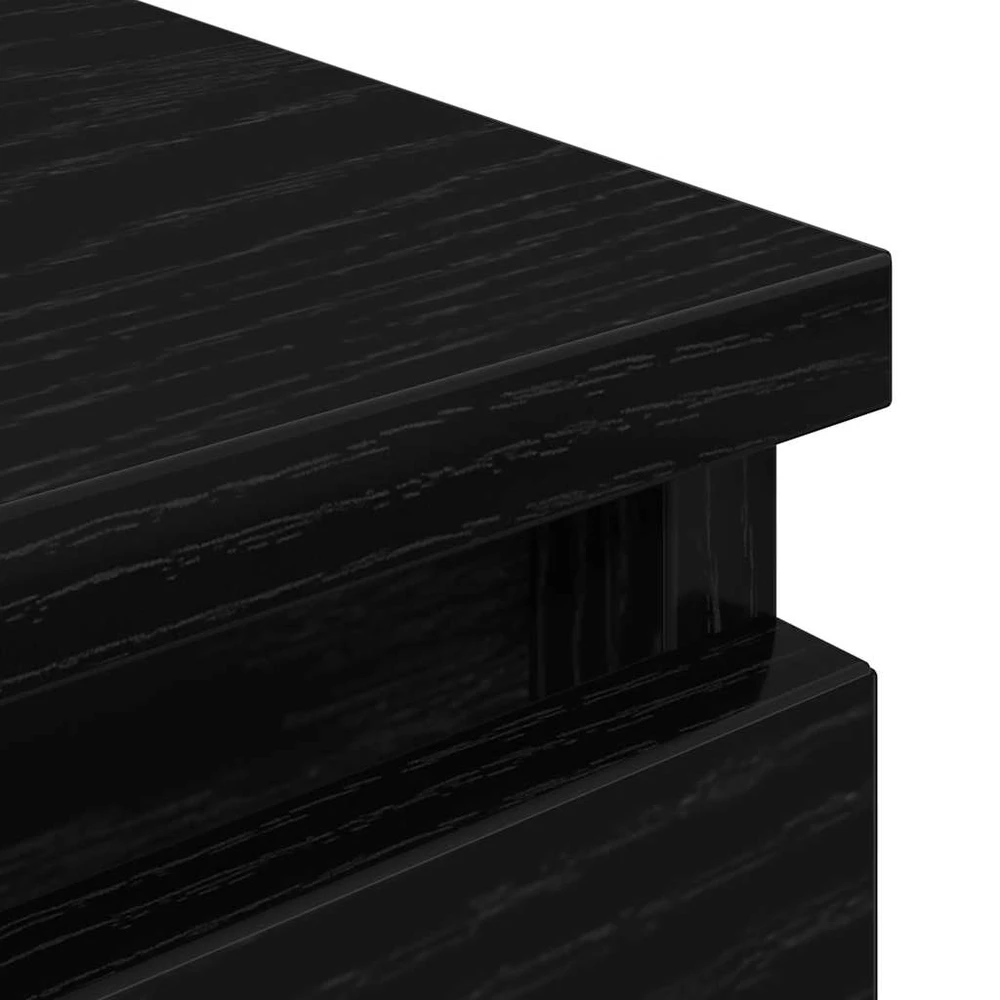 TV staliukas Televizoriaus spintelė, juodos spalvos, 100x35x54 cm, mediena