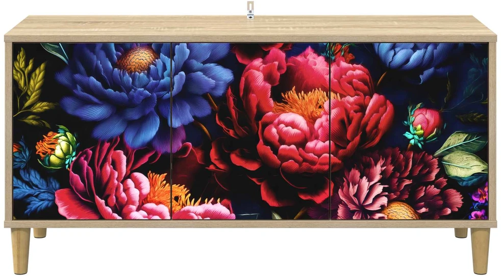 TV staliukas Televizoriaus spintelė KIEL 102 x 33 x 50 cm Sonoma ąžuolo