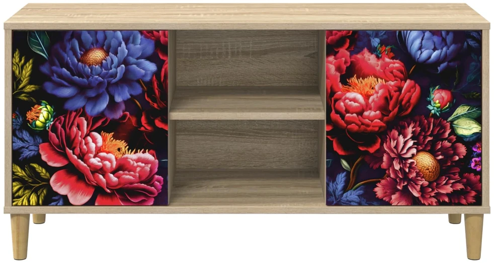 TV staliukas Televizoriaus spintelė KIEL 102 x 33 x 50 cm Sonoma ąžuolo