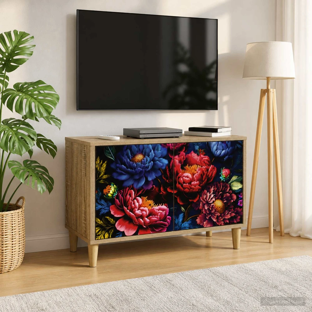 TV staliukas Televizoriaus spintelė KIEL 69 x 33 x 50 cm Sonoma ąžuolo