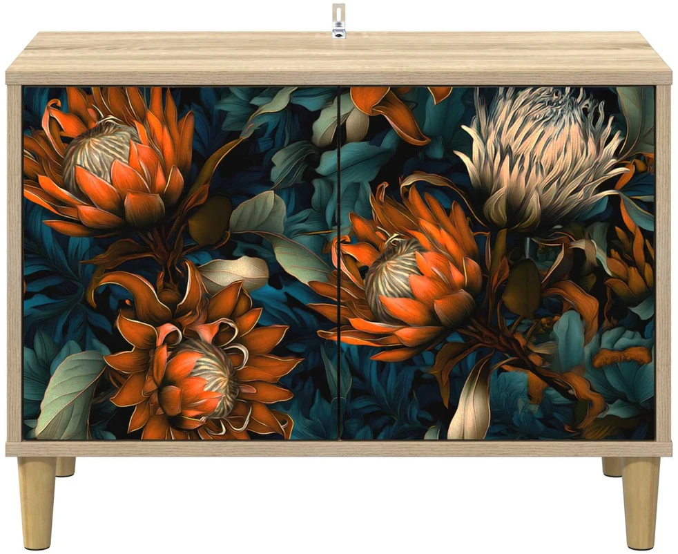TV staliukas Televizoriaus spintelė LOCHEM 69 x 33 x 50 cm Sonoma ąžuolo