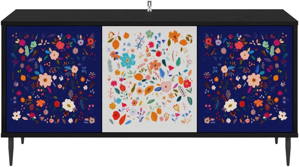 TV staliukas Televizoriaus spintelė MAINZ 102 x 33 x 51 cm Juodojo ąžuolo