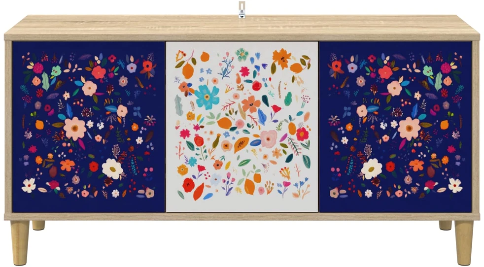 TV staliukas Televizoriaus spintelė MAINZ 102 x 33 x 50 cm Sonoma ąžuolo