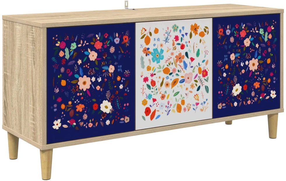 TV staliukas Televizoriaus spintelė MAINZ 102 x 33 x 50 cm Sonoma ąžuolo