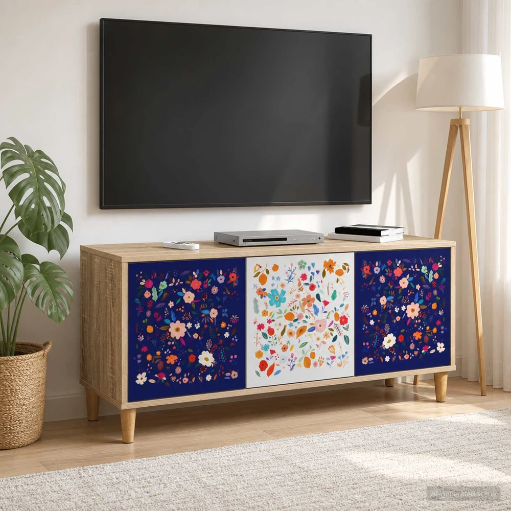 TV staliukas Televizoriaus spintelė MAINZ 102 x 33 x 50 cm Sonoma ąžuolo